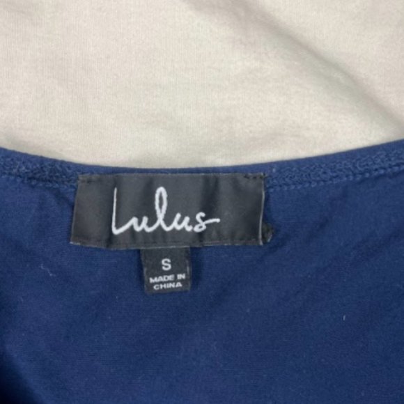 LuLu's Navy Blue Halter Jumpsuit - Picture 5 of 5